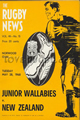 Junior Wallabies New Zealand 1968 memorabilia